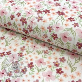 Mussola/Doppia garza Flowers Sisi digital print