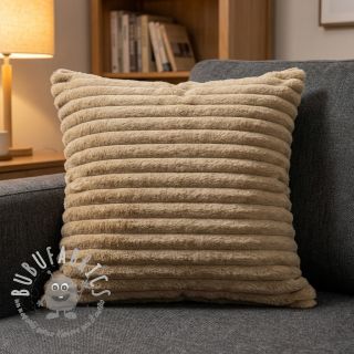 Pelliccia sintetica Stripes Luxe beige