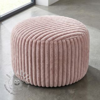 Pelliccia sintetica Stripes Luxe old rose