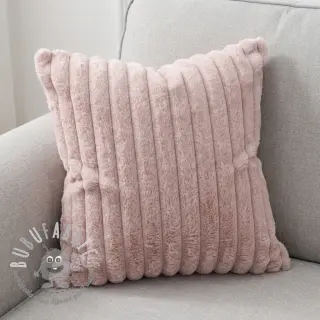 Pelliccia sintetica Stripes Luxe old rose