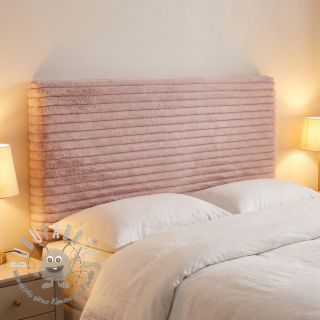 Pelliccia sintetica Stripes Luxe old rose