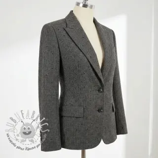 Tessuto per tailleur da donna PIED DE POULE BRUSHED Studs