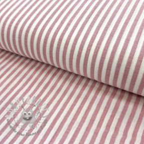 Mussola/Doppia garza YARN DYED Summer stripe rose