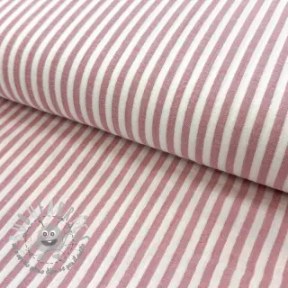 Mussola/Doppia garza YARN DYED Summer stripe rose