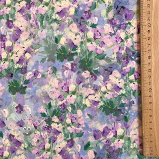 Viscosa SATIN Flowers Jamie digital print