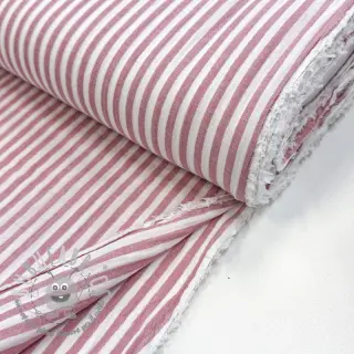 Mussola/Doppia garza YARN DYED Summer stripe rose