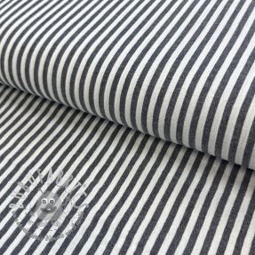 Mussola/Doppia garza YARN DYED Summer stripe navy