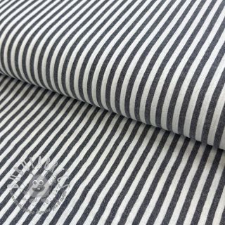 Mussola/Doppia garza YARN DYED Summer stripe navy