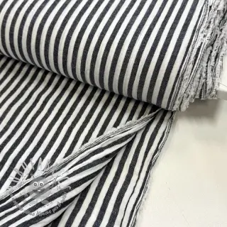 Mussola/Doppia garza YARN DYED Summer stripe navy