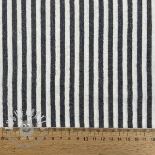 Mussola/Doppia garza YARN DYED Summer stripe navy