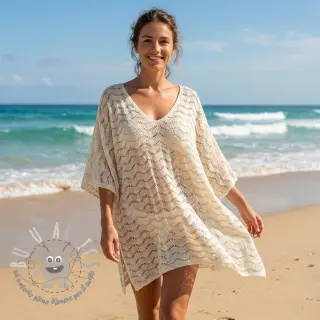 Maglia jacquard LUREX ecru