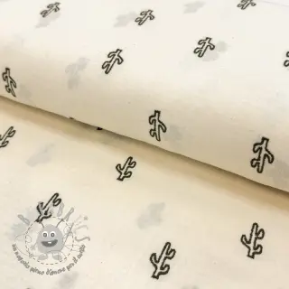 Mussola/Doppia garza EMBROIDERY Cactus SIMPLY NATURAL