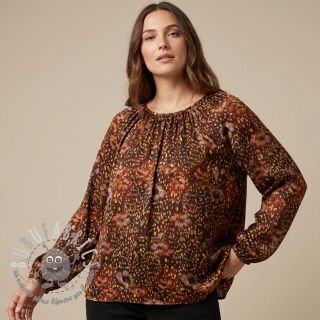 Viscosa SATIN Abstract flow digital print