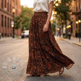 Viscosa SATIN Abstract flow digital print