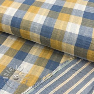 Mussola/Doppia garza DOUBLE SIDED Summer Check
