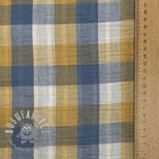 Mussola/Doppia garza DOUBLE SIDED Summer Check