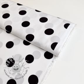 Viscosa RADIANCE Polka BIG dot white