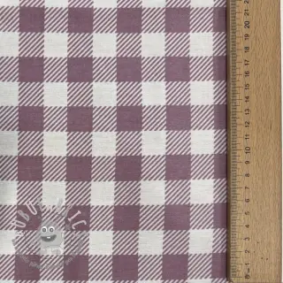 Tessuto di cotone FLANNEL BIG Check mauve