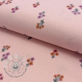 Tessuto di cotone FLANNEL Flowers light pink