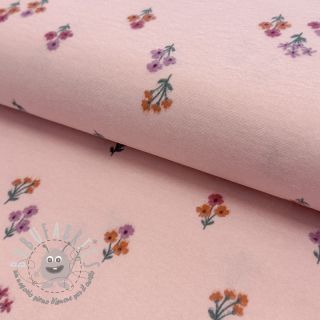 Tessuto di cotone FLANNEL Flowers light pink