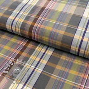 Tessuto di cotone YARN DYED Check Nina multi