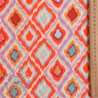 Viscosa RADIANCE Abstract orange digital print