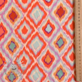Viscosa RADIANCE Abstract orange digital print