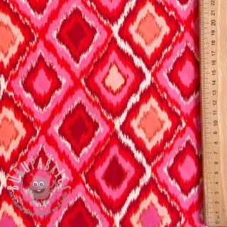 Viscosa RADIANCE Abstract red digital print