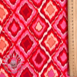 Viscosa RADIANCE Abstract red digital print