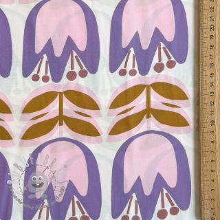 Viscosa ECOVERO Flowers Celia white