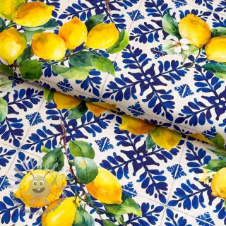 Tessuto di cotone VISCOSE Lemons digital print