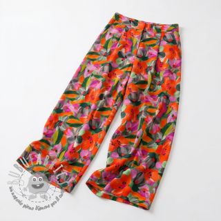 Viscosa ECOVERO Flowers multi digital print