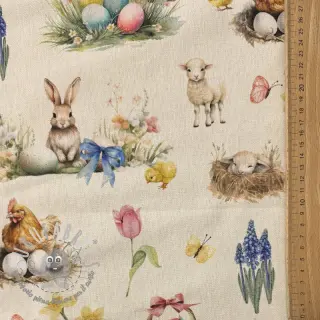Tessuto decorativo Easter Garden Joy digital print