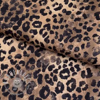 Tessuto di cotone VISCOSE Animal skin digital print