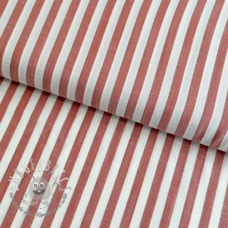 Viscosa YARN DYED Stripes SMALL orange