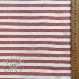 Viscosa YARN DYED Stripes SMALL orange