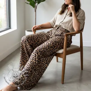 Tessuto di cotone VISCOSE Animal skin digital print