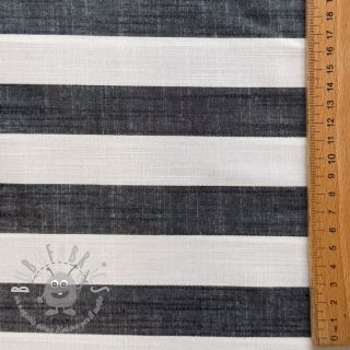 Viscosa YARN DYED Stripes BIG navy