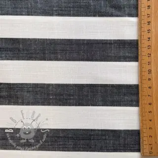 Viscosa YARN DYED Stripes BIG navy