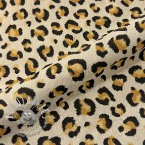 Tessuto decorativo Linenlook premium Leopard Animal Print