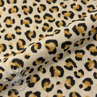Tessuto decorativo Linenlook premium Leopard Animal Print