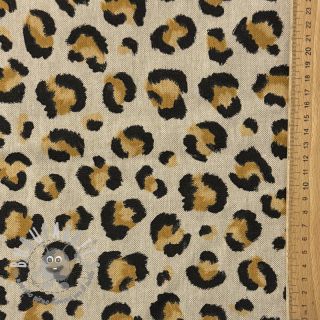 Tessuto decorativo Linenlook premium Leopard Animal Print