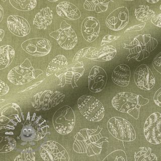 Tessuto decorativo Linenlook premium Easter Egg Tale
