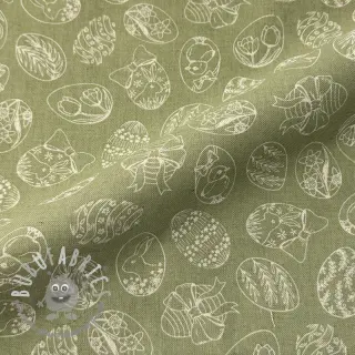 Tessuto decorativo Linenlook premium Easter Egg Tale