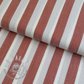 Viscosa YARN DYED Stripes BIG orange