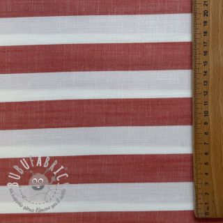 Viscosa YARN DYED Stripes BIG orange