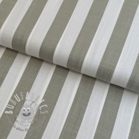 Viscosa YARN DYED Stripes BIG green