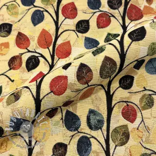 Tessuto decorativo GOBELIN premium Leaves Funky Arty