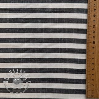 Viscosa YARN DYED Stripes SMALL navy