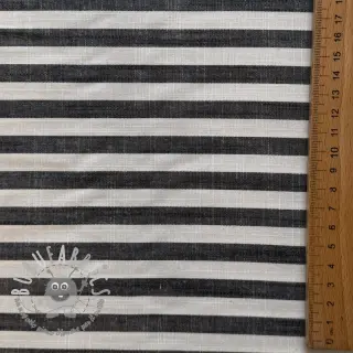 Viscosa YARN DYED Stripes SMALL navy